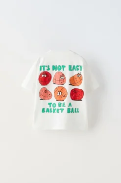 Niños ZARA 1½ - 6 Años·Camisetas|1½ - 6 Años·Camisetas<CAMISETA PELOTA BALONCESTO
