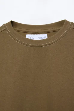 Niños ZARA 6 - 14 Años·Camisetas<CAMISETA PESPUNTES