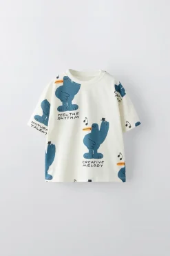 Niños ZARA 1½ - 6 Años·Camisetas|1½ - 6 Años·Camisetas<CAMISETA PÁJAROS