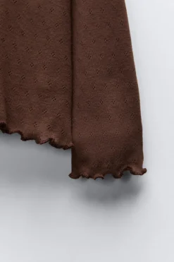 Niños ZARA 1½ - 6 Años·Camisetas|6 - 18 Meses·Camisetas<CAMISETA POINTELLE LACITO