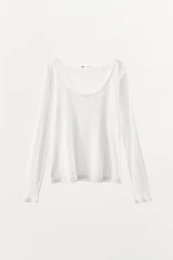 Sale CAMISETA POINTELLE PUNTILLA Mujer Tops / Bodies