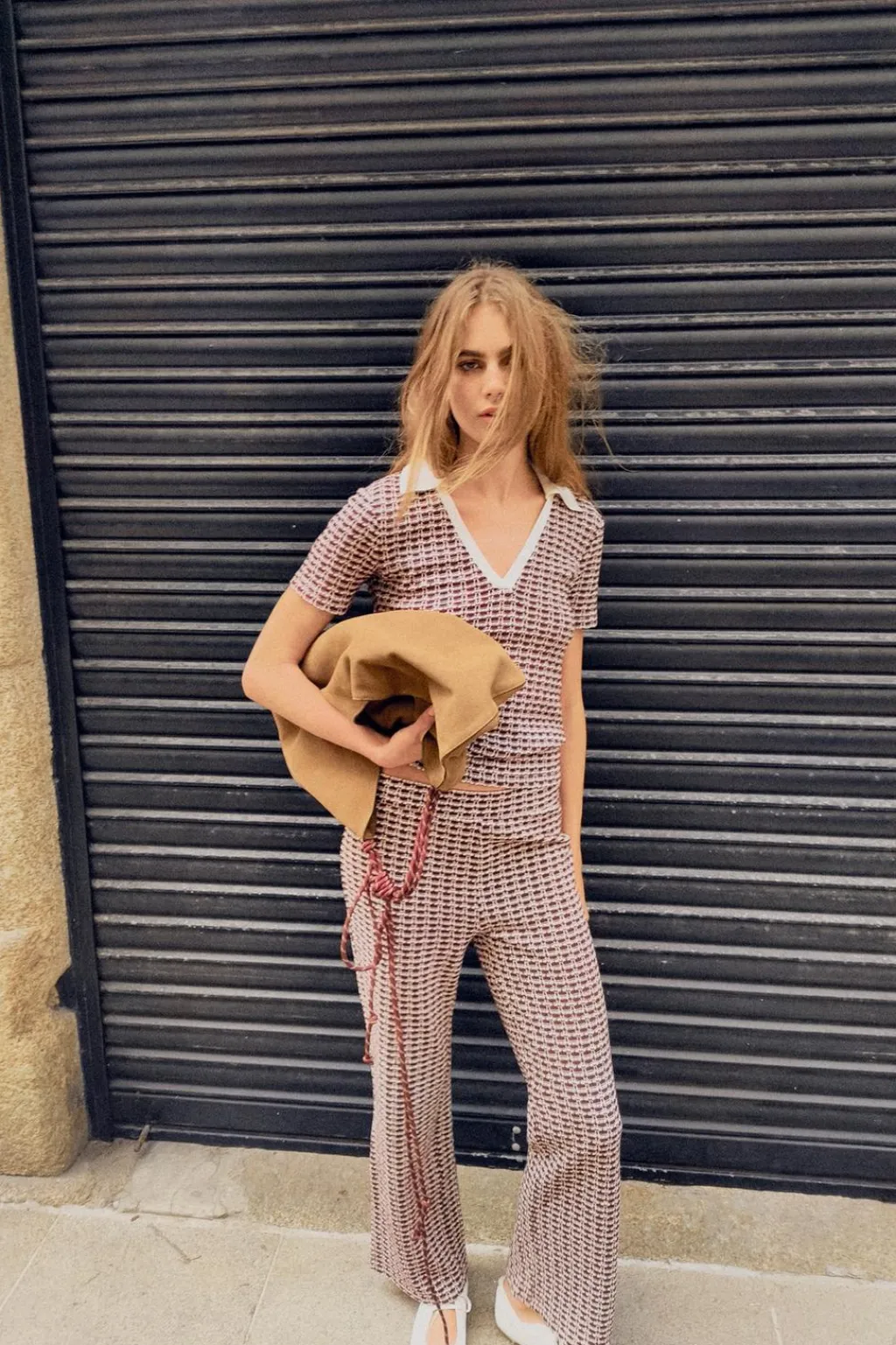 Fashion CAMISETA POLO JACQUARD Mujer Tops / Bodies