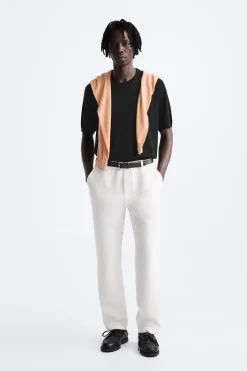 Clearance CAMISETA PUNTO ALGODÓN - SEDA Hombre Jerséis / Chaquetas|Camisetas