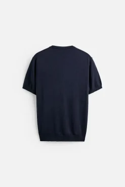 New CAMISETA PUNTO ALGODÓN - SEDA Hombre Camisetas