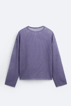 Outlet CAMISETA PUNTO CALADO Hombre Jerséis / Chaquetas