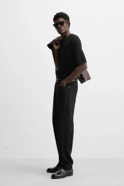 Sale CAMISETA PUNTO CROPPED FIT Hombre Jerséis / Chaquetas