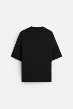 Sale CAMISETA PUNTO CROPPED FIT Hombre Jerséis / Chaquetas