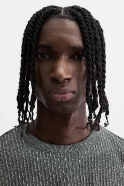 Sale CAMISETA PUNTO ESTAMPADO SPRAY Hombre Jerséis / Chaquetas|Camisetas