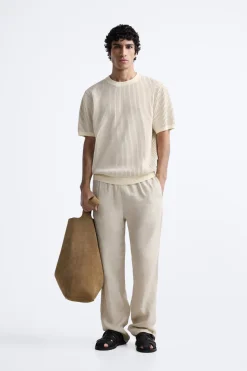 Discount CAMISETA PUNTO RAYAS Hombre Jerséis / Chaquetas