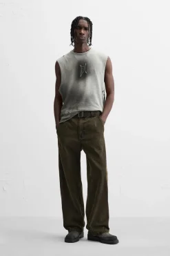 Discount CAMISETA PUNTO TANK PARCHE Hombre Jerséis / Chaquetas|Camisetas