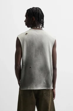 Discount CAMISETA PUNTO TANK PARCHE Hombre Jerséis / Chaquetas|Camisetas