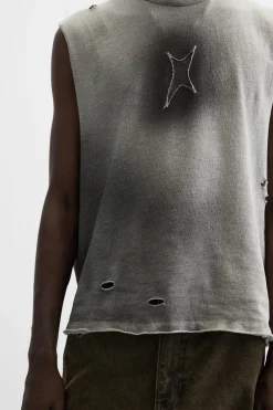 Discount CAMISETA PUNTO TANK PARCHE Hombre Jerséis / Chaquetas|Camisetas