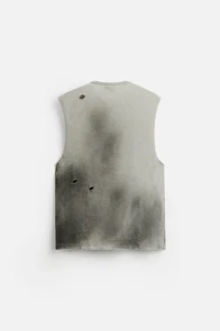 Discount CAMISETA PUNTO TANK PARCHE Hombre Jerséis / Chaquetas|Camisetas