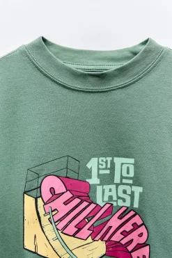 Niños ZARA 6 - 14 Años·Camisetas<CAMISETA RAMPA SKATE