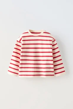Niños ZARA 1½ - 6 Años·Camisetas|6 - 18 Meses·Camisetas<CAMISETA RAYAS