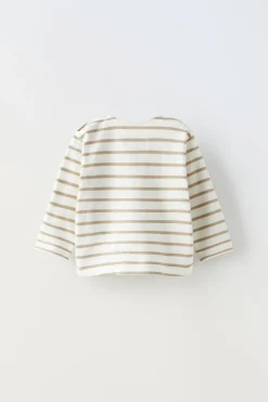 Niños ZARA 0 - 6 Meses·Camisetas|0 - 6 Meses·Básicos<CAMISETA RAYAS