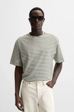 Clearance CAMISETA RAYAS Hombre Camisetas