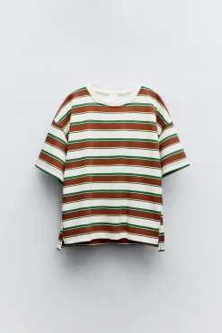 Niños ZARA 6 - 14 Años·Camisetas|6 - 14 Años·Camisetas<CAMISETA RAYAS