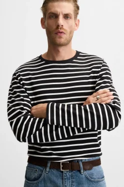 Outlet CAMISETA RAYAS Hombre Camisetas