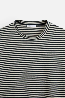 Sale CAMISETA RAYAS ALGODÓN - LINO Hombre Camisetas