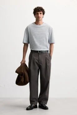 Fashion CAMISETA RAYAS CONTRASTE Hombre Camisetas