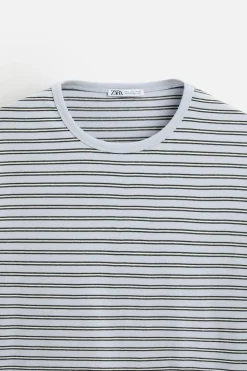 Fashion CAMISETA RAYAS CONTRASTE Hombre Camisetas