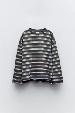 Niños ZARA 6 - 14 Años·Camisetas|6 - 14 Años·Camisetas<CAMISETA RAYAS DOBLES