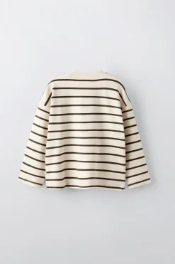 Niños ZARA 1½ - 6 Años·Sudaderas|1½ - 6 Años·Camisetas<CAMISETA RAYAS ETIQUETA