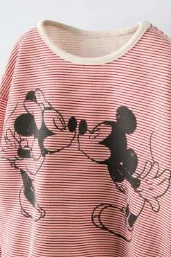 Niños ZARA 1½ - 6 Años·Camisetas|1½ - 6 Años·Licencias<CAMISETA RAYAS MICKEY Y MINNIE MOUSE © DISNEY