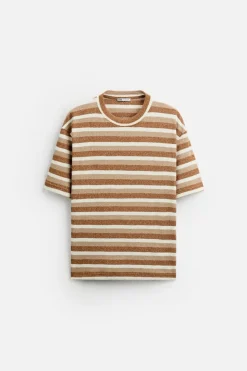 New CAMISETA RAYAS TEXTURA Hombre Camisetas