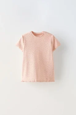 Niños ZARA 1½ - 6 Años·Camisetas|6 - 18 Meses·Camisetas<CAMISETA RIB ANIMAL PRINT