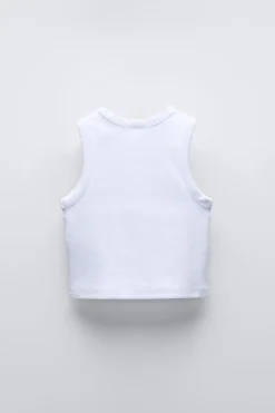 Niños ZARA 6 - 14 Años·Camisetas<CAMISETA RIB BORDADO