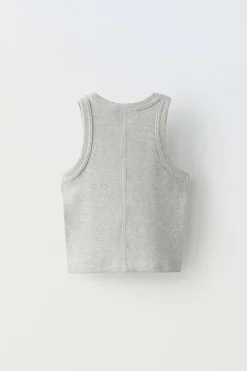 Niños ZARA 6 - 14 Años·Camisetas<CAMISETA RIB BORDADO