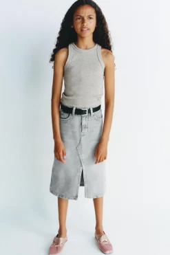 Niños ZARA 6 - 14 Años·Camisetas<CAMISETA RIB BORDADO