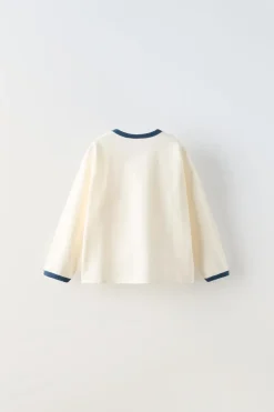 Niños ZARA 1½ - 6 Años·Camisetas|1½ - 6 Años·Camisetas<CAMISETA RIB CONTRASTE