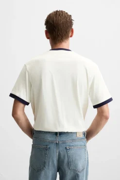 Sale CAMISETA RIB CONTRASTE Hombre Camisetas