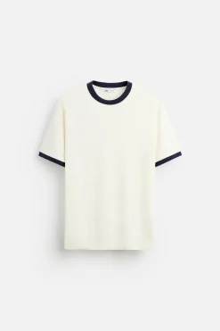 Sale CAMISETA RIB CONTRASTE Hombre Camisetas