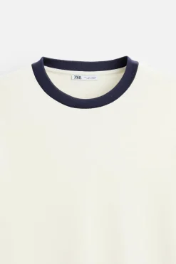 Sale CAMISETA RIB CONTRASTE Hombre Camisetas