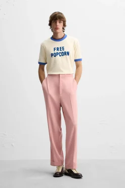 Hot CAMISETA RIB CONTRASTE X HARRY LAMBERT Hombre Camisetas