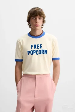 Hot CAMISETA RIB CONTRASTE X HARRY LAMBERT Hombre Camisetas