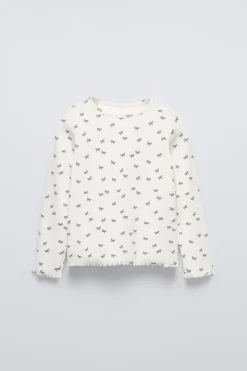 Niños ZARA 1½ - 6 Años·Camisetas|6 - 18 Meses·Camisetas<CAMISETA RIB ESTAMPADO