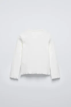 Niños ZARA 1½ - 6 Años·Camisetas|6 - 18 Meses·Camisetas<CAMISETA RIB ESTAMPADO LACITO