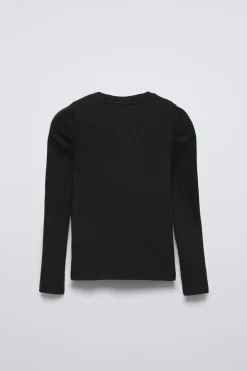 Niños ZARA 6 - 14 Años·Camisetas<CAMISETA RIB FLOR