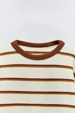 Niños ZARA 1½ - 6 Años·Camisetas|1½ - 6 Años·Camisetas<CAMISETA RIB RAYAS