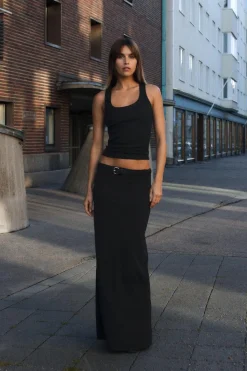 Discount CAMISETA RIB TIRANTES Mujer Tops / Bodies