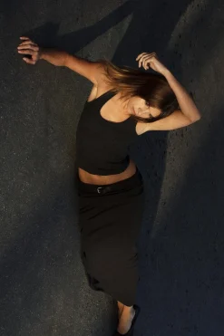 Discount CAMISETA RIB TIRANTES Mujer Tops / Bodies