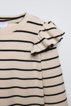 Niños ZARA 6 - 14 Años·Camisetas<CAMISETA RIB VOLANTE