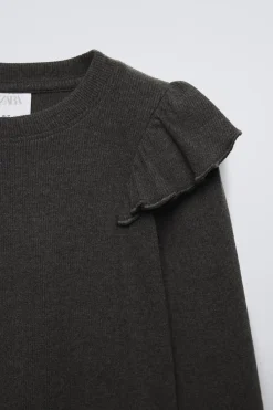 Niños ZARA 6 - 14 Años·Camisetas<CAMISETA RIB VOLANTE