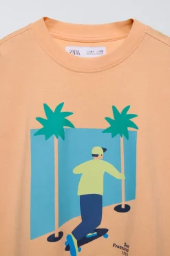 Niños ZARA 6 - 14 Años·Camisetas<CAMISETA SKATER