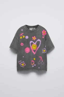 Niños ZARA 6 - 14 Años·Camisetas<CAMISETA SMILEYWORLD ®